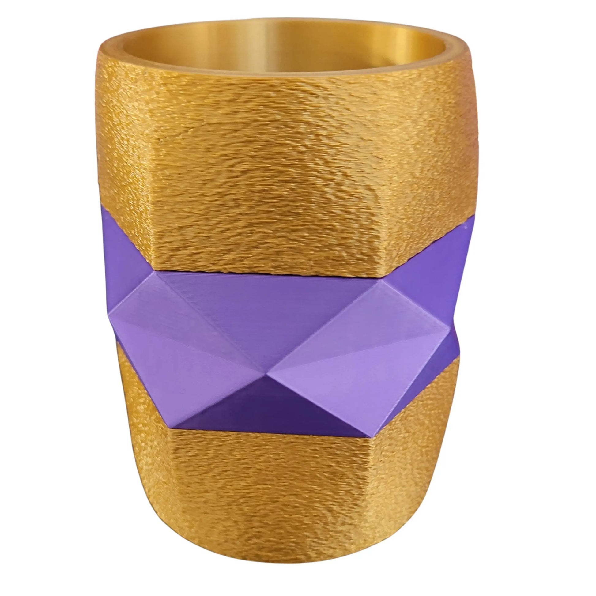 Pot à crayon 3D personnalisable rond et facette BEN-J-3DCREA