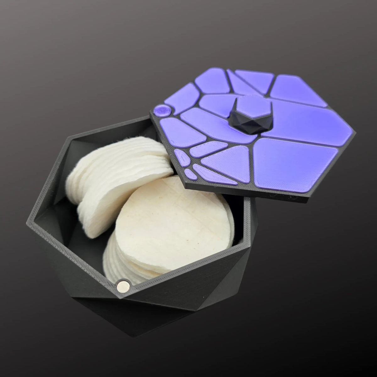 Boîte de Rangement Design Voronoi - Écrin Artisanal Jura