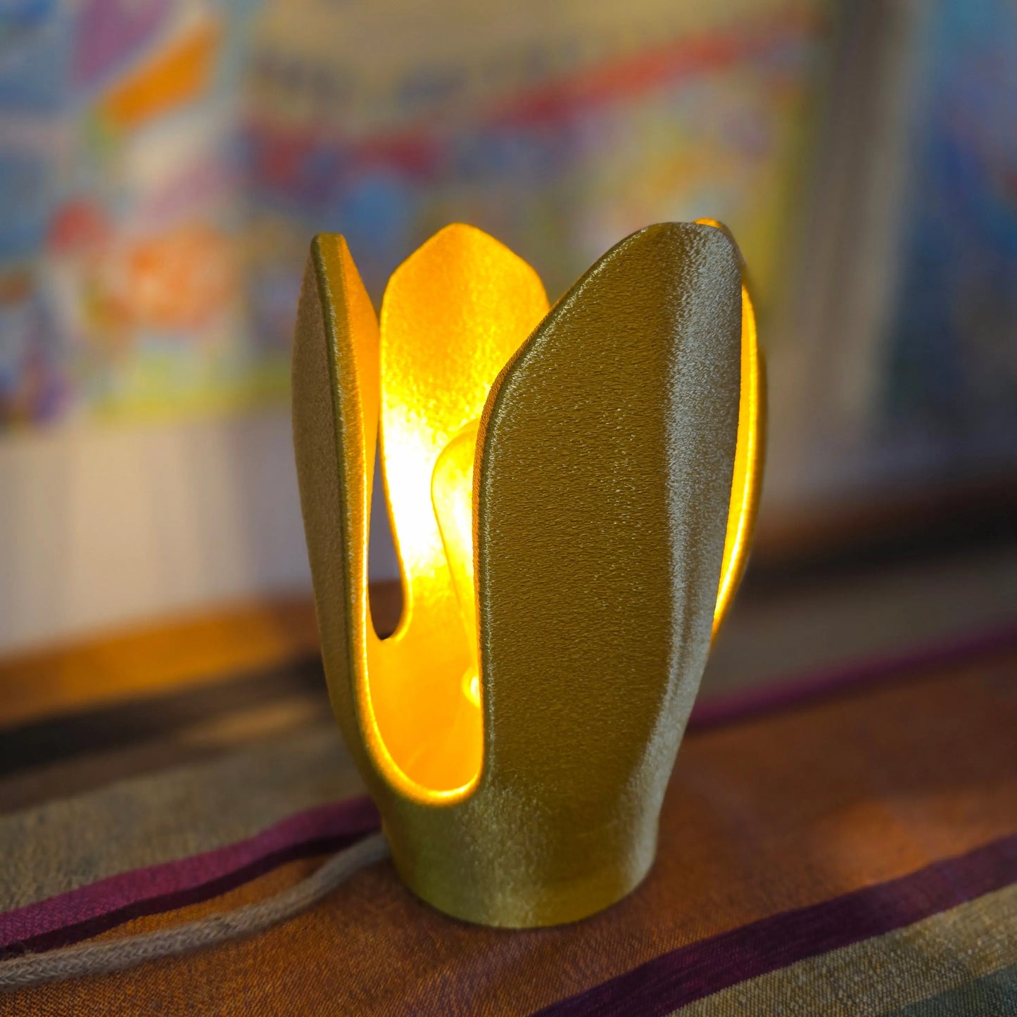 Lampe Sculpturale « Tulipe » — Design Contemporain