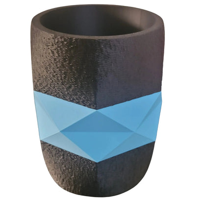 Pot à crayon 3D personnalisable rond et facette BEN-J-3DCREA