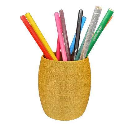 Pot à crayon rond – Surface texturée | Fabrication artisanale jurassienne BEN-J-3DCREA